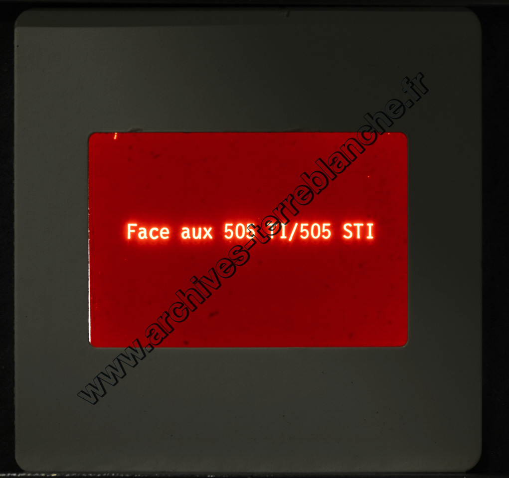 Lancement 505 Peugeot