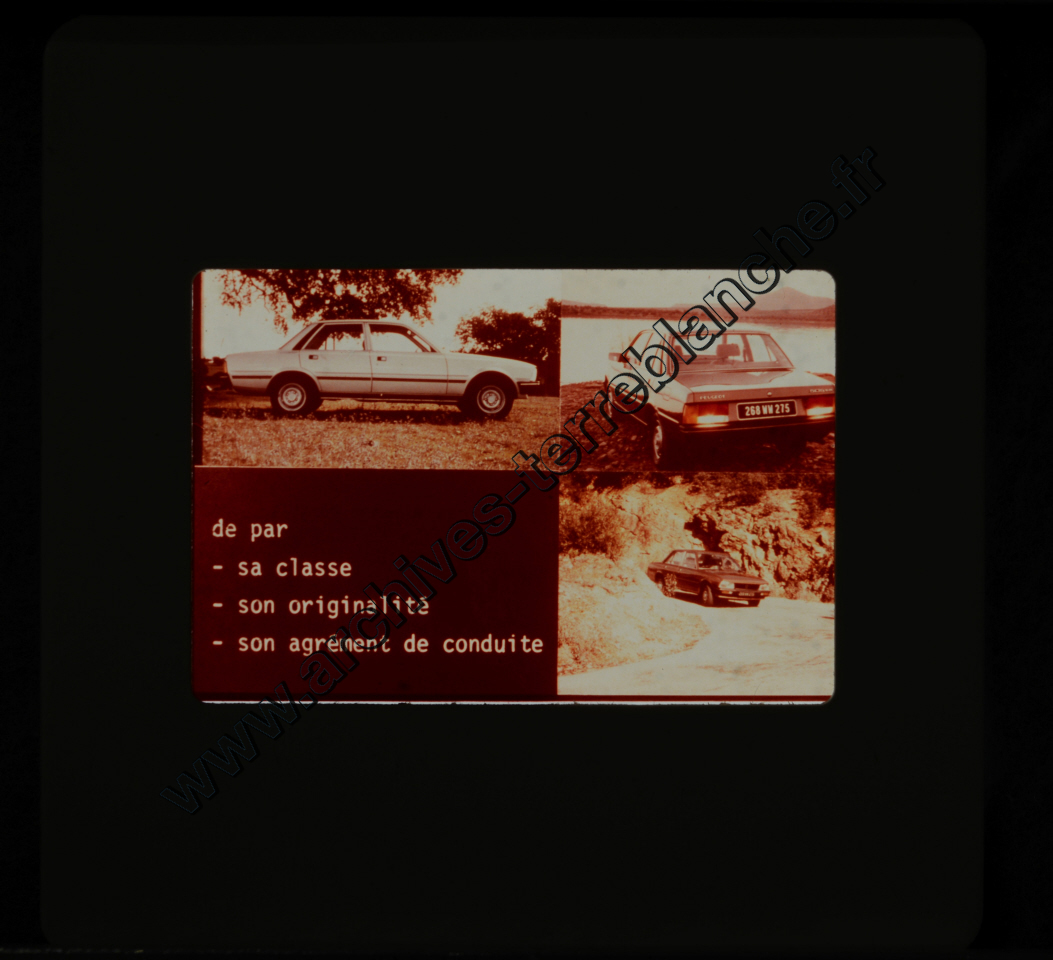 Lancement 505 Peugeot