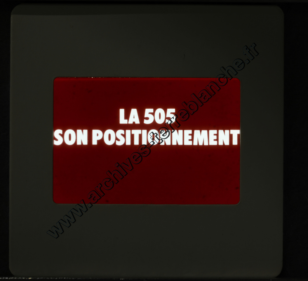 Lancement 505 Peugeot