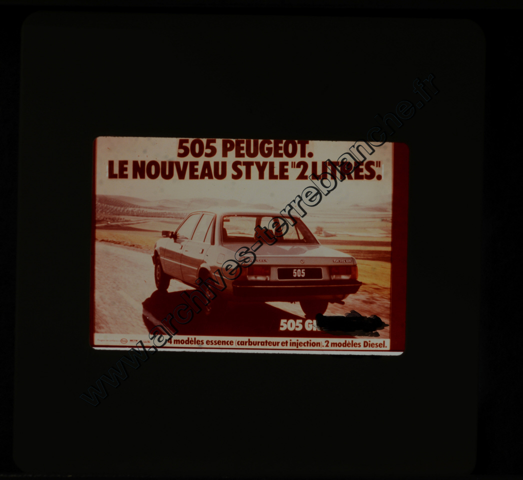 Lancement 505 Peugeot