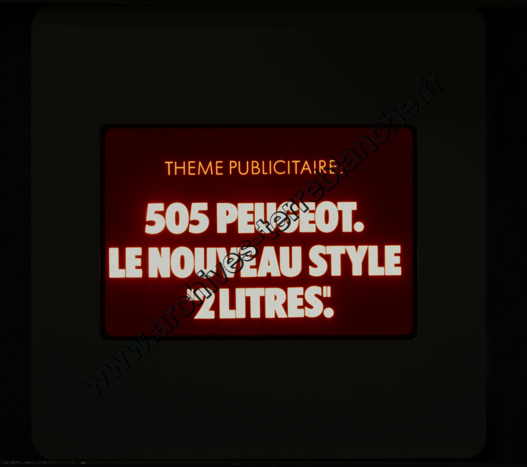 Lancement 505 Peugeot