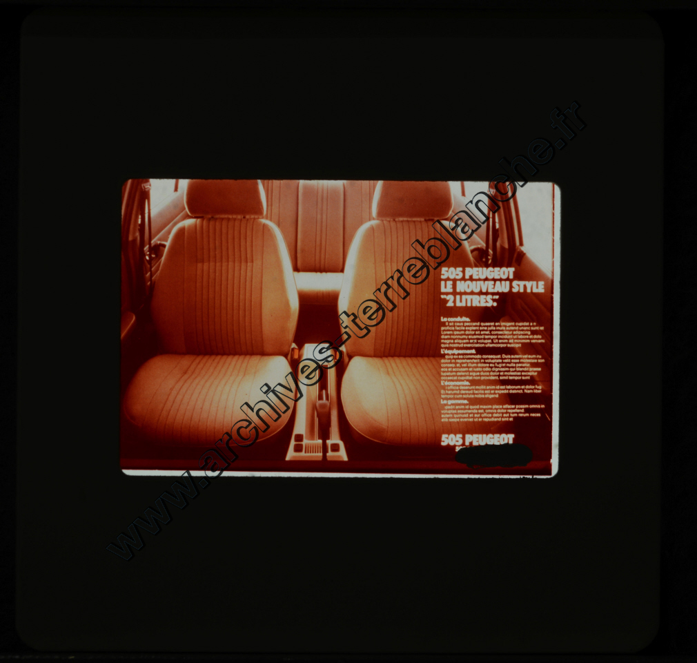 Lancement 505 Peugeot