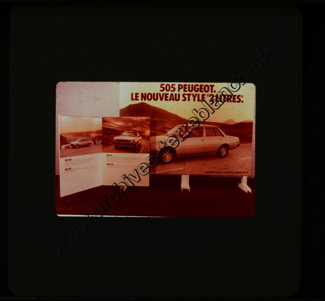 Lancement 505 Peugeot
